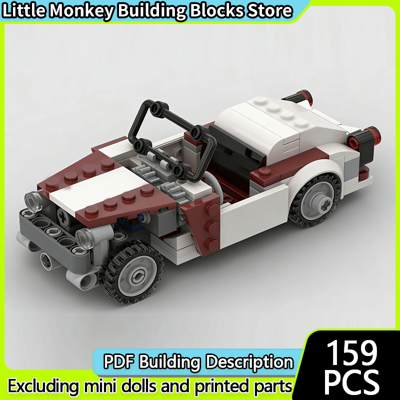 Building Block Mini - Speed Racing Car Model MOC Building