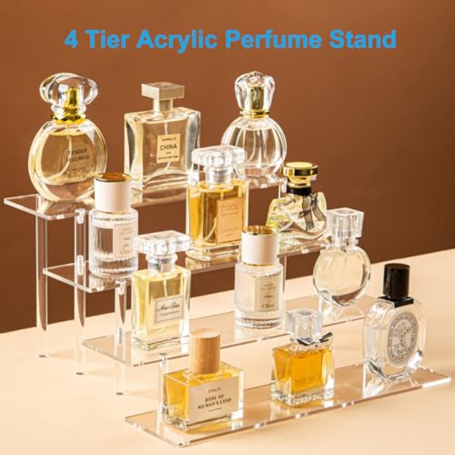 4 Tier Acrylic Perfume Organiz - Pop Display Shelf review and price
