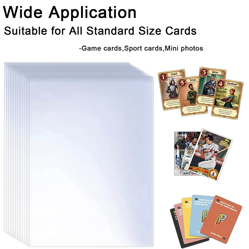 200 Pcs Transparent Playing Ca - Card Penny Sleeve review and price