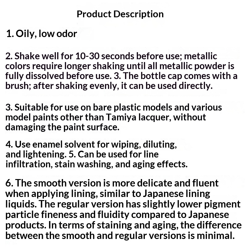 Tamiya Panel Line 87131 87132  - Tamiya Model Paint Set review and price